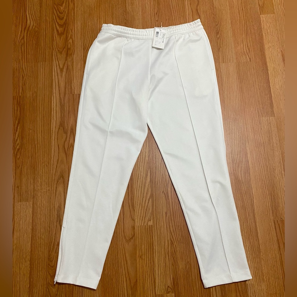 Helmet Lang, Track Pants, Men’s XL, White. MEDIUM Weight.